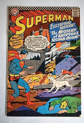 Buy DC Superman #189 KEY Krypton II Silver Age 1966 Curt Swan Cover Krypto • 5.53£