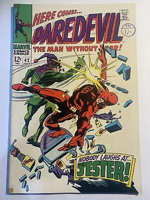 Buy DAREDEVIL #42 Silver Age Gene Colan Marvel Comics 1968 FN/VF • 18.95£