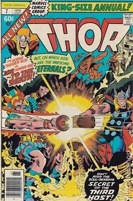 Buy Thor Journey Into Mystery #7 VF- 7.5 1978 Stock Image • 10.67£