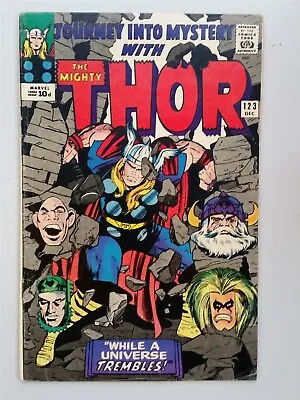 Buy Thor Journey Into Mystery #123 Vg+ (4.5) December 1965 Marvel Comics ** • 24.99£