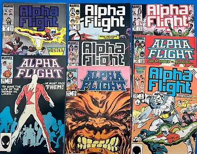 Buy Alpha Flight MIXED LOT (8 Books) - 10 11 15 19 30 31 48 Annual #1 - AVG FN+ • 11.98£