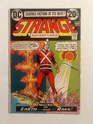 Buy Strange Adventures #242 Adam Strange Feature Carmine Infantino Cover Art 1973 • 8.04£