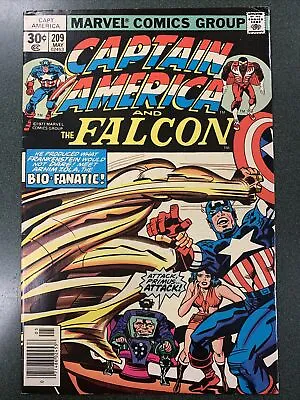 Buy Captain America #209 (Marvel, 1977) 1st Full Origin Cover Arnim Zola Kirby FN/VF • 23.99£
