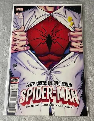 Buy Peter Parker The Spectacular Spider-man #1. Near Mint. In Protective Plastic. • 18£