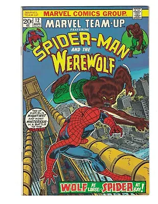 Buy Marvel Team-Up #12 1973 VF/NM Beauty! Spider-Man And Werewolf By Night! Combine • 59.26£