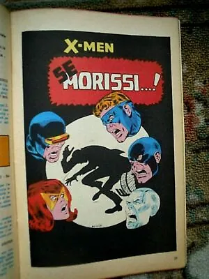 Buy Uncanny X Men 42 Italian Edition Death Professor Xavier 1974 Vf Inside Cover • 75£