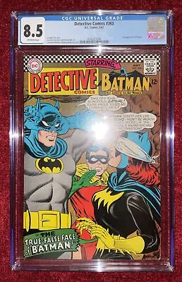Buy Detective Comics #363 CGC 8.5. 2nd Appearance Of Batgirl. • 425.73£