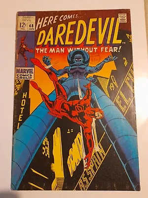 Buy Daredevil #48 Jan 1969 VGC/FINE 5.0 Iconic Cover Art By Gene Colan • 19.99£
