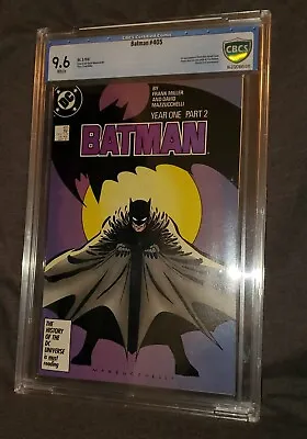 Buy Batman #405 CBCS 9.6 White Pages 1987 - Frank Miller  Year 1  Part #2 - Like CGC • 47.49£