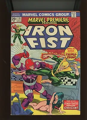 Buy (1974) Marvel Premiere #18: BRONZE AGE! KEY ISSUE! ORIGIN CONCLUSION! (6.5/7.0) • 16.69£