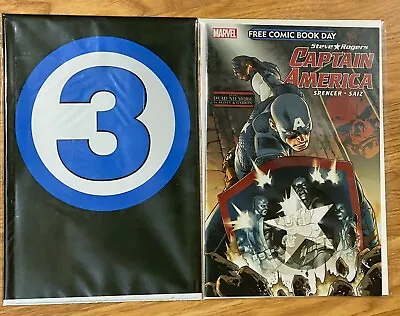 Buy Fantastic Four #587 Marvel 2011 Sealed+ Captain America Free Comic Book Day 2016 • 12.67£