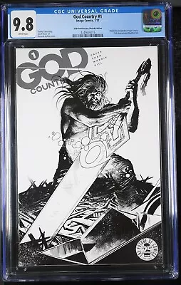 Buy God Country #1 CGC 9.8 25th Anniversary Sketch Edition Blind Box Optioned Cates • 474.36£