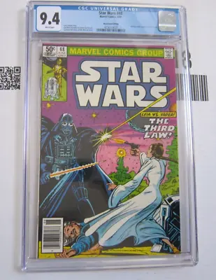 Buy Star Wars #48 CGC 9.4 - 1981 Newsstand - Leia Vs. Vader • 67.26£