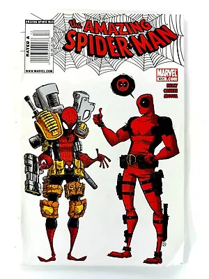 Buy Marvel AMAZING SPIDER-MAN (2010) #611 NEWSSTAND Skottie YOUNG Deadpool FN- (5.5) • 55.94£