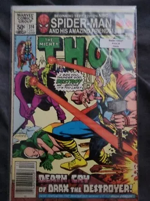 Buy Marvel Comic The Mighty Thor Vol. 1 No. 314 December 1981  • 6.35£