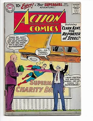 Buy Action Comics 257 - Vg+ 4.5 - Superman - 6th Appearance Of Supergirl (1959) • 64.85£