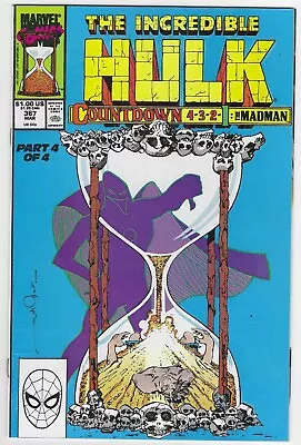 Buy INCREDIBLE HULK 367 NM 1990 DIRECT ISSUE 1962 1st SERIES LB3 • 3.15£