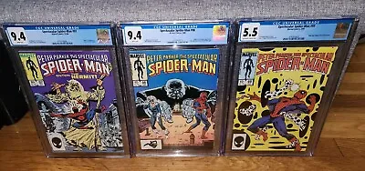 Buy Spectacular Spider-man 97 , 98 , 99 Cgc 9.4 / 5.5  Lot 1st Appearance Spot • 147.38£