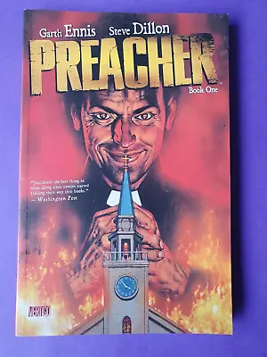 Buy Preacher - Book 1. Vertigo Comics, Garth Ennis, Steve Dillon, Collects # 1 - 12 • 11.50£