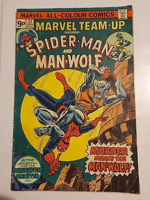 Buy Marvel Team-Up #37 Sept 1975 Good+ 2.5 Spider-Man And Man-Wolf • 3.50£