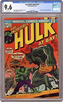 Buy Incredible Hulk #171 CGC 9.6 1974 3913722024 • 305.63£