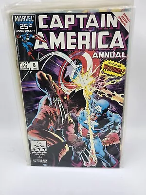 Buy Captain America Annual #8 (1986) Classic Mike Zeck Cover  • 22.24£