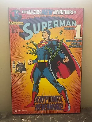 Buy SILVER BUFFALO DC Comics The New Adventures Of Superman #233 Wall Art 19.25 X13  • 17.67£