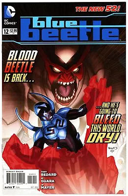 Buy Blue Beetle (2011) #12 NM- Vs Blood Beetle Ig Guara Art Jamie Reyes • 2.79£