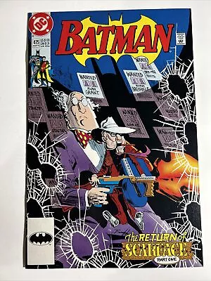 Buy BATMAN #475 (NM-) 1st Appearance Of RENEE MONTOYA! DC 1992 High Grade • 12.63£