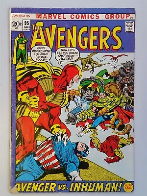 Buy Avengers #95 Vg (4.0) Vision Captain America January 1972 Marvel Comics ** <  • 19.99£
