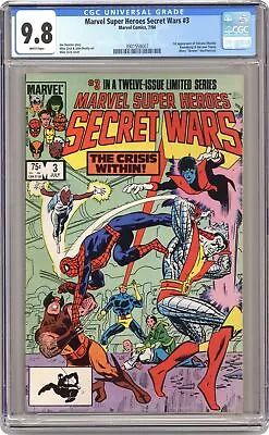 Buy Marvel Super Heroes Secret Wars #3D CGC 9.8 1984 3901558007 • 118.59£