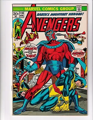 Buy Avengers 110 Fine Marvel Comics Book Iron Man Captain America Magneto (1973) • 37.94£