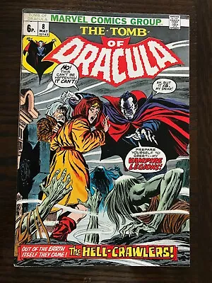 Buy Tomb Of Dracula Issue 8 Marvel 1973 Great Condition • 24.99£