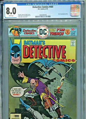 Buy Detective Comics #460 (DC 1976) CGC Certified 8.0 • 80.39£