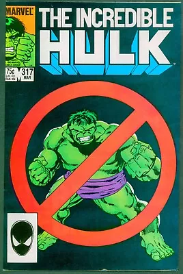 Buy Incredible Hulk 317 VF/NM 9.0 Marvel 1986 • 7.96£