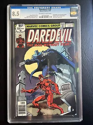 Buy Daredevil #158 (1979) CGC 8.5 Frank Miller Begins, Death Of Death Stalker🔑🔥 • 119.50£