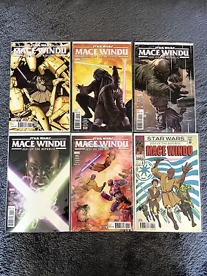 Buy Marvel Star Wars Mace Windu Jedi Of The Republic Issues 1-5 & Variant X6 Comics • 45£