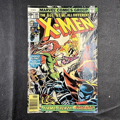 Buy Uncanny X-Men #105 (1977) VF Phoenix Vs. Firelord • 55.19£