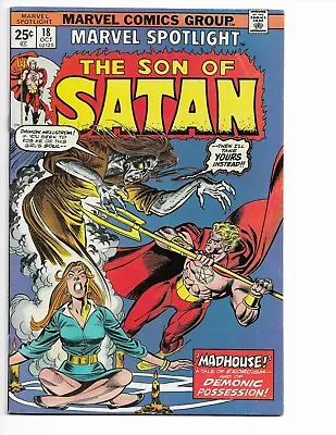 Buy Marvel Spotlight 18 - F/vf 7.0 - Damion Hellstromm - Son Of Satan (1974) • 11.99£