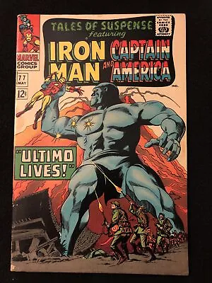 Buy Tales Of Suspense 77 5.5 6.0 Marvel 1966 Ultimo Iron Man 1st Peggy Carter Bd • 56.03£