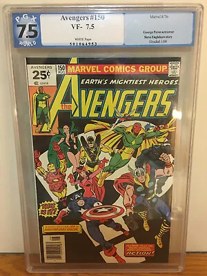 Buy Avengers #150 1976 Pgx 7.5 150th Anniversary Special Beast Black Cat Vision  • 56.30£
