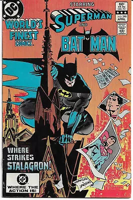 Buy WORLD's FINEST COMICS #290 (April 1983) SUPERMAN + BATMAN • 4.50£