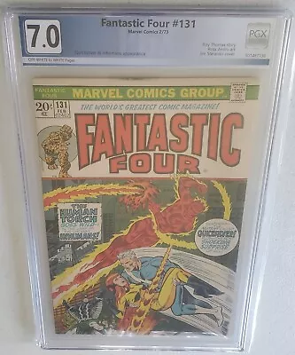 Buy Fantastic Four #131 1973 NOT CGC PGX GRADED 7.0 OW Pages! D • 39.98£