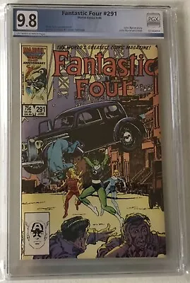 Buy Fantastic Four #291  1986 Copper Age Issue - NOT CGC PGX GRADED 9.8 D • 39.37£