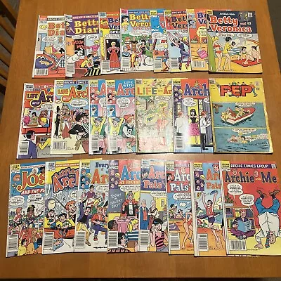 Buy Archie Series Comic 23 Lot Life With Pals Gals Betty Veronica Betty’s Diary Pep • 92.28£