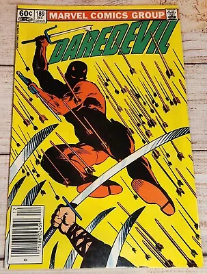 Buy Daredevil 189 NM- 9.2 Marvel 1982 Black Widow Frank Miller • 7.91£