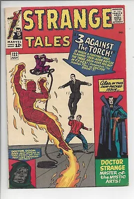 Buy Strange Tales #122 F-(5.5) 1964 Double Doctor Cover - Strange And Doom!!! • 79.06£