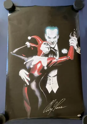 Buy Alex Ross SIGNED 24  X 36  Joker Harley Quinn Poster PSA/DNA AUTOGRAPHED Batman • 1,660.28£