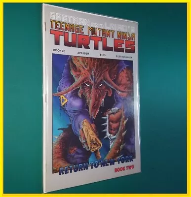 Buy Teenage Mutant Ninja Turtles #20 *RARE* Original 1989 Return To New York Book 2 • 12.50£