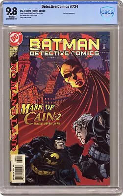 Buy Detective Comics #734 CBCS 9.8 1999 21-2429F67-004 • 54.37£